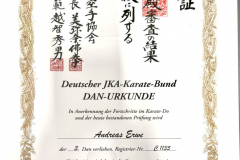 Urkunde 3DAN