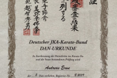 Urkunde 2DAN