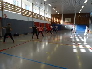 Die Jugund und Erwachsenen Gruppe des Anfängerkurses im Juni 2020