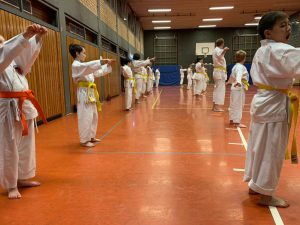 Kindergruppe der Karate-Schule Troisdorf